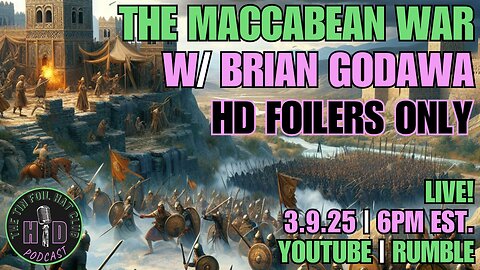 The Maccabean War w/ Brian Godawa