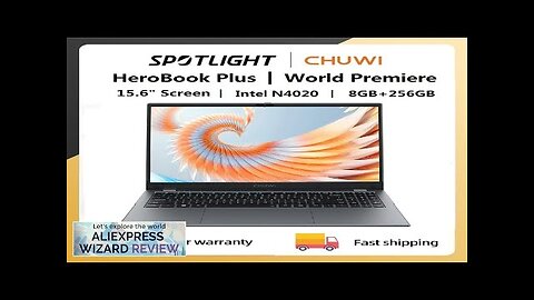 CHUWI HeroBook Plus Laptop 15.6" FHD Screen PC Intel Celeron N4020 UHD Review