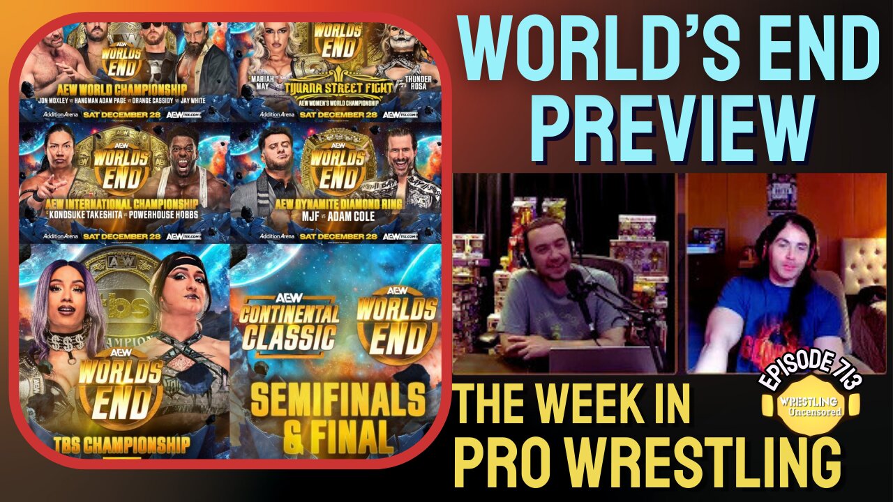 AEW World's End Preview | The Week in Pro Wrestling