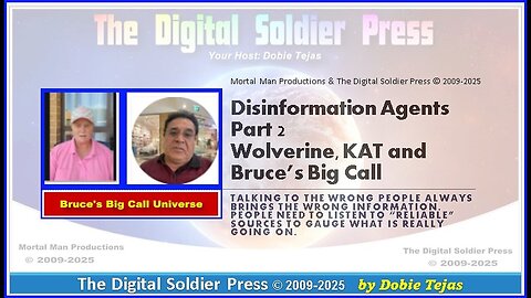 Disinformation Agents Part 2 - Wolverine, Skye Prince & Bruce's Big Call - Feb 24