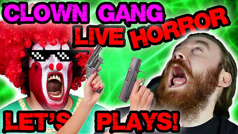 CLOWN GANG!!! SCARY INDIE HORROR games LIVE! YOU VOTE on the next game! | INDIE HORROR NIGHT!