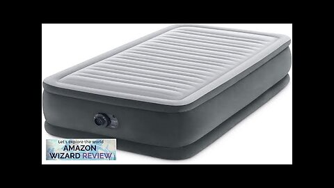 INTEX 64411ED Dura-Beam Deluxe Comfort-Plush Elevated Air Mattress: Fiber-Tech – Twin Size Review