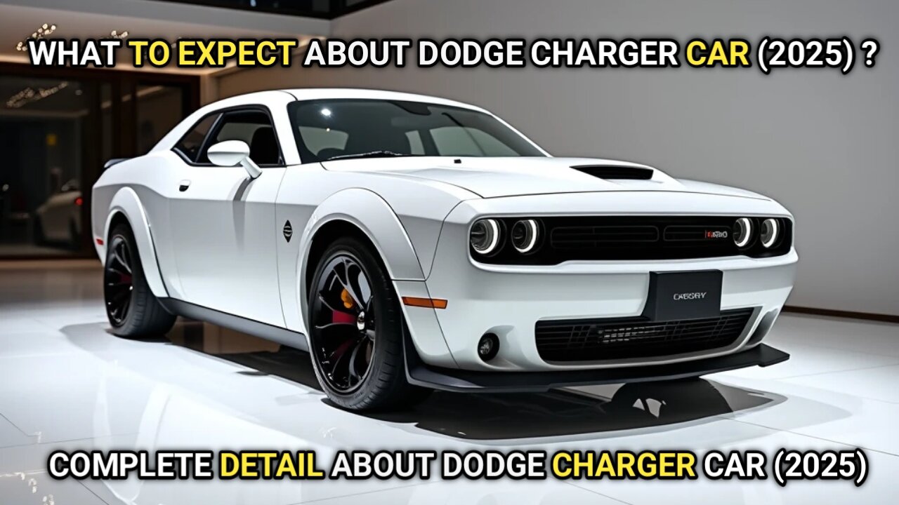 2025 Dodge Charger Redefine Muscle Cars for a New Generation?"