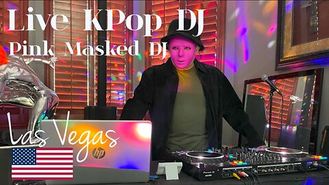 KPop DJ Pink Mask Plays Mix of Hottest KPop Songs Music