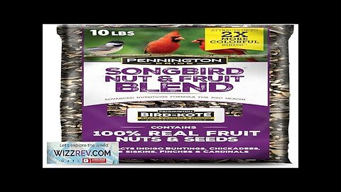 Pennington Pride Songbird Nut & Fruit Blend Wild Bird Seed for Outside Review