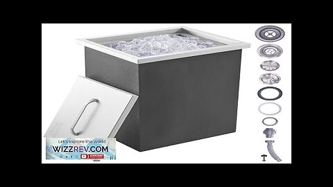 VEVOR Drop in Ice Chest 14"L x 12"W x 18"H Stainless Steel Review