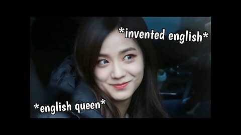 jisoo is secretly fluent in english