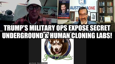 Riccardo Bosi & Gene Decode: Trump's Military Ops Expose Secret Underground & Human Cloning Labs!