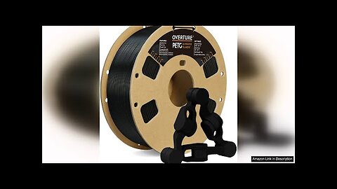 OVERTURE PETG Filament 1.75mm, 3D Printer Filament, 1kg Filament (2.2lbs) Review