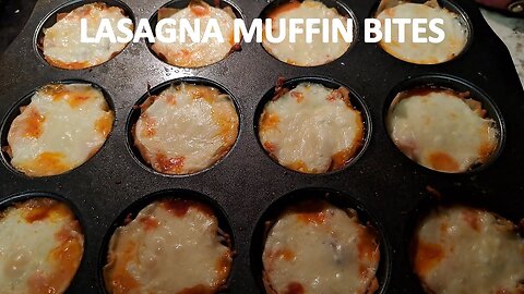 Lasagna Muffin Bites