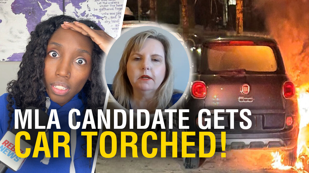 Conservative candidate's vehicle torched after calling out church burnings