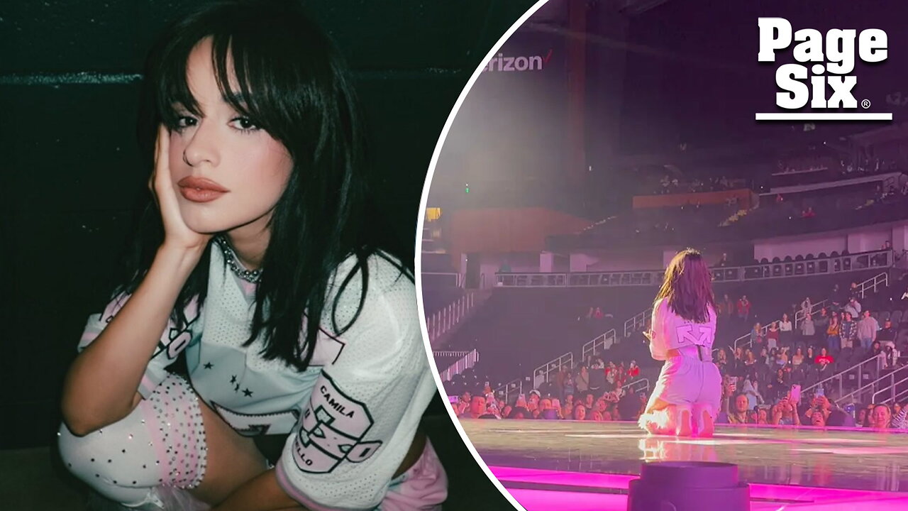 Wild photo shows Camila Cabello performing in nearly empty arena
