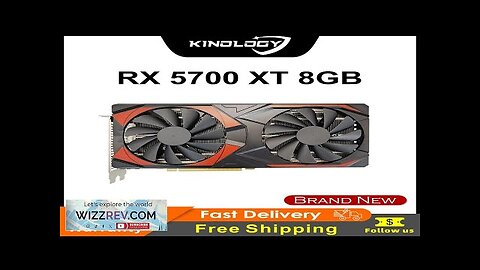 Kinology NEW AMD Radeon RX5700XT 8GB Graphics Card GDDR6 Memory PCIE4.0x16 DPx3 Review