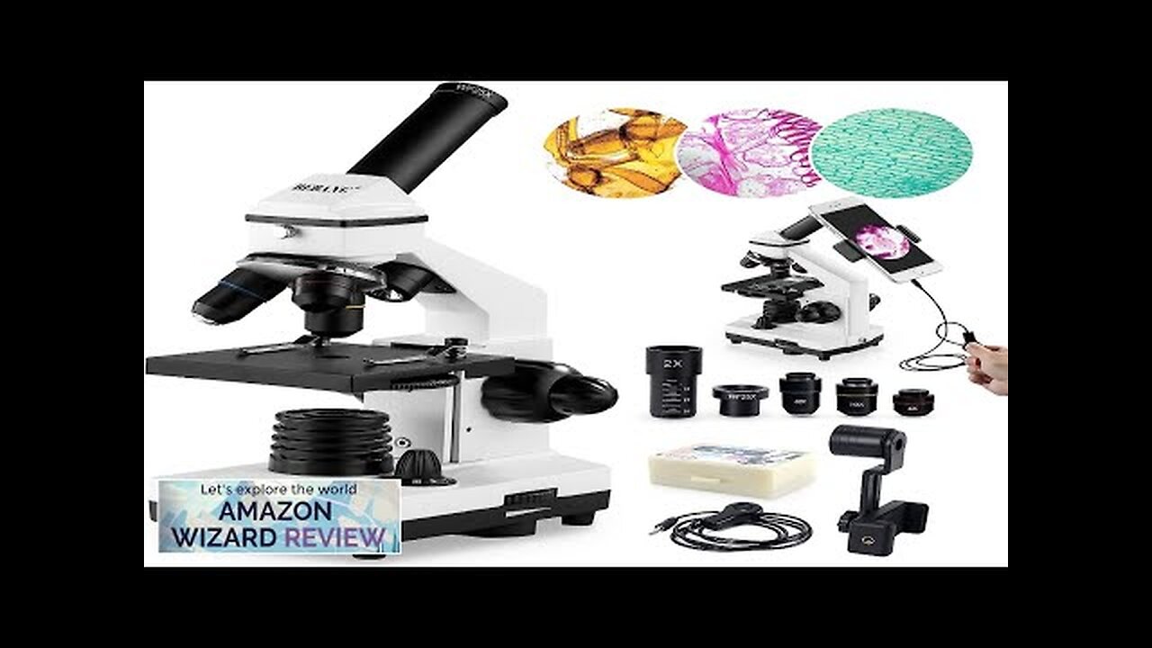 Microscope for Adults Kids 100X-2000X BEBANG Compound Microscope with Microscope Slides Review