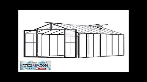 VEVOR Polycarbonate Greenhouse 8 x 14 Ft Outdoor Walk-in Greenhouse for Garden Review