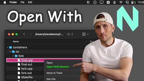 Open with Neovim in Finder (and other macOS Apps)