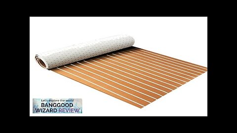 600x2400x5mm Marine Flooring Faux Teak EVA Foam Boat Decking Sheet Review