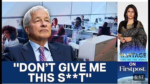 JPMorgan CEO Rails Against Gen Z in Leaked Audio Clip | Vantage with Palki Sharma | N18G