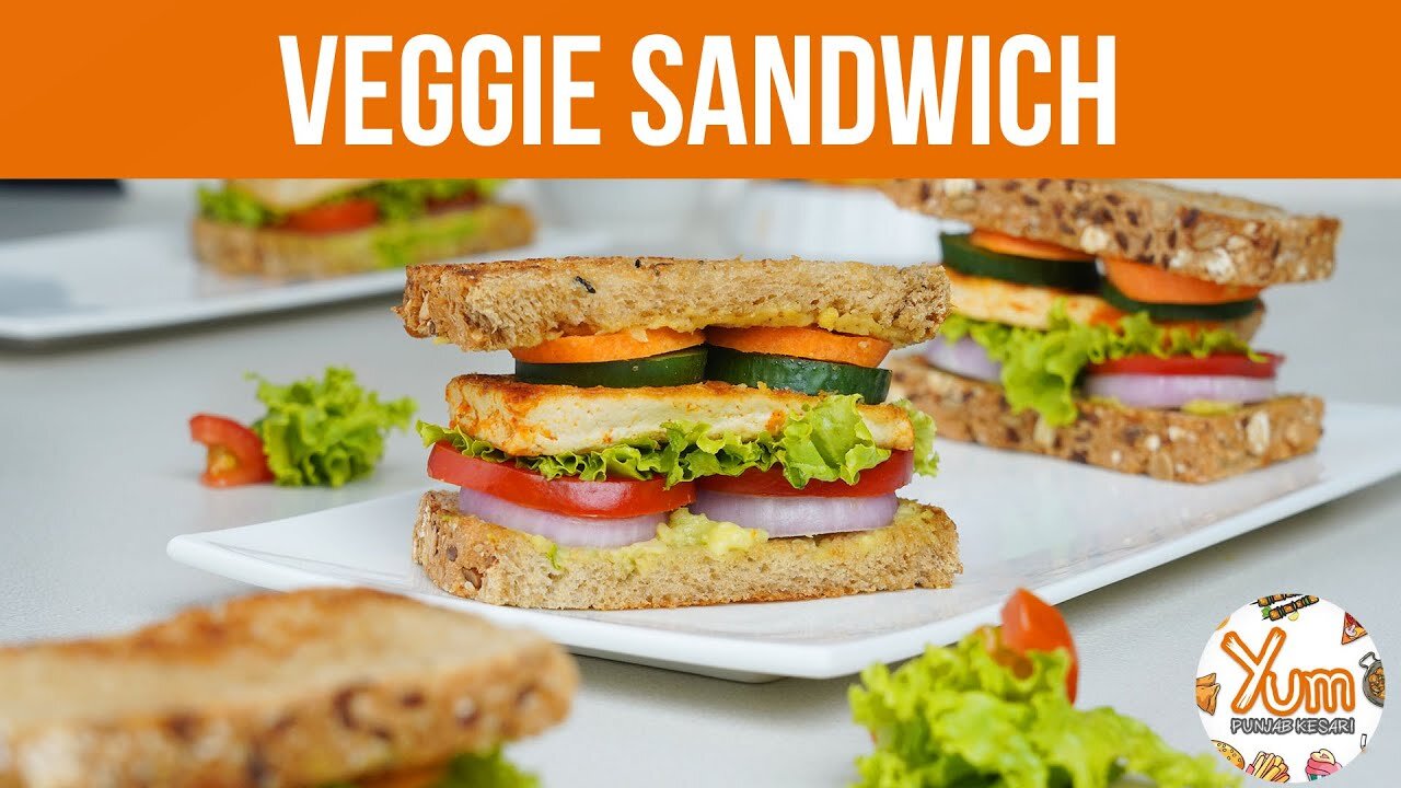 Cashew Cheese Veggie Sandwich Delicious,Healthy Lunch. #cashewcheese #veggiesandwich