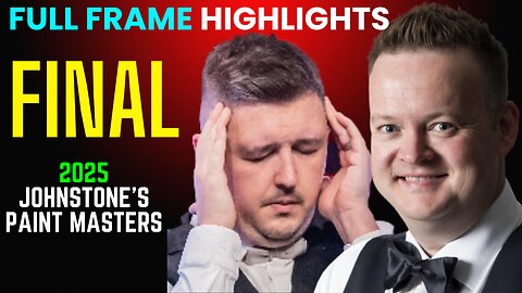 FINAL HIGHLIGHTS! 🔥 Shaun Murphy vs Kyren Wilson - 2025 Johnstone's Paint Masters