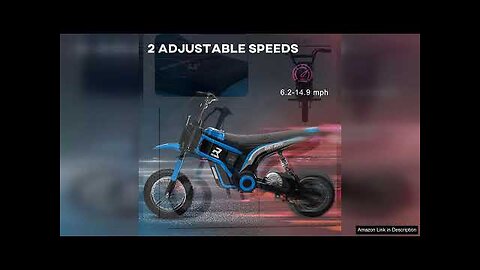 Aosom Electric Dirt Bike with Twist Grip Throttle 24V 350W Off-Road Electric Review