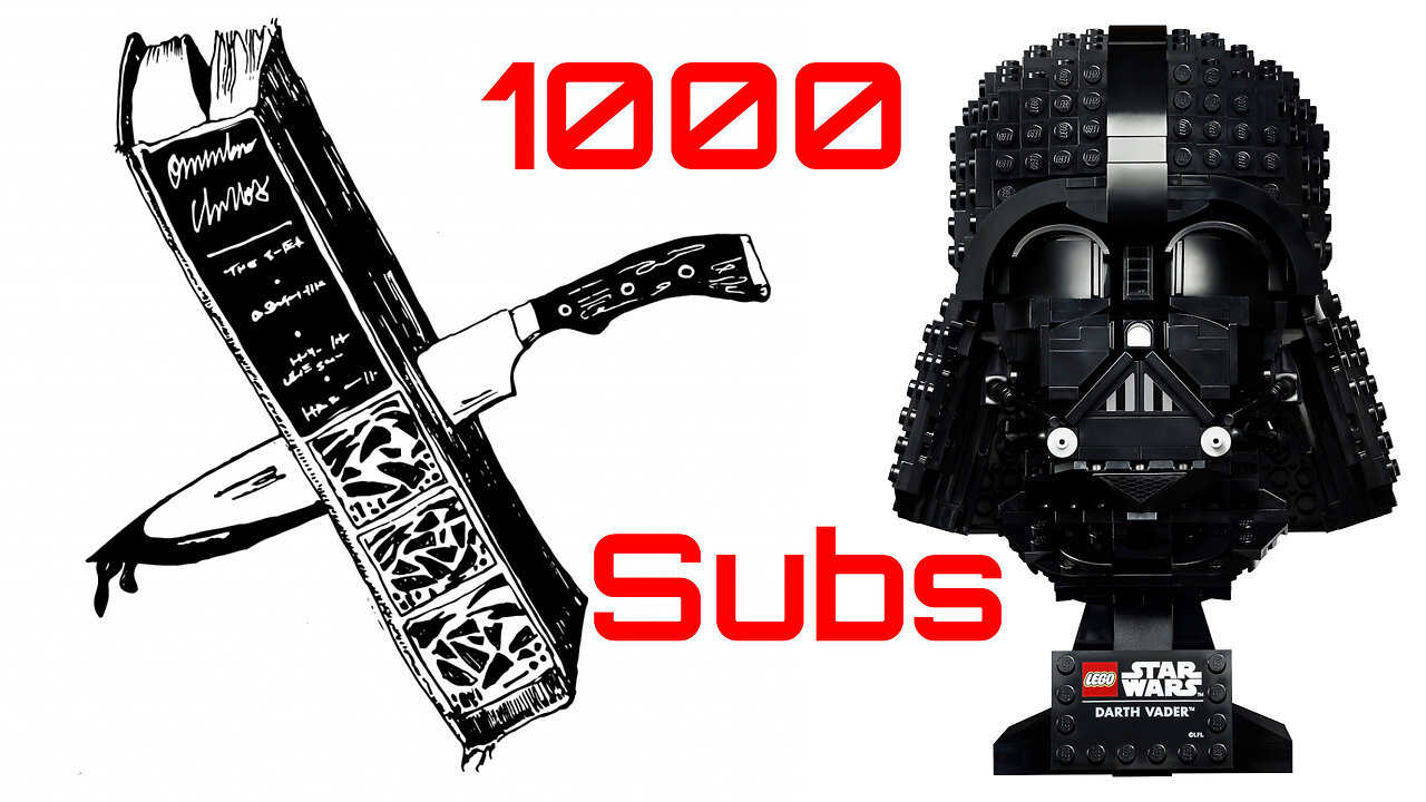 Part 2! 1K Subscriber Celebration Stream! Building Lego Darth Vader Helmet 75304