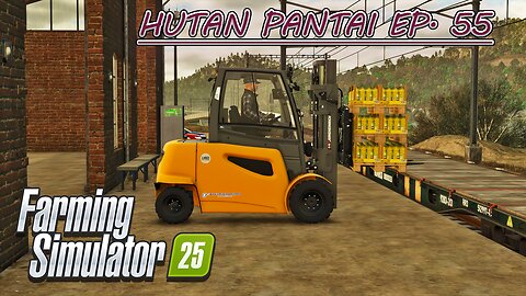 Tedding, Windowing & Baling. Selling Sunflower Oil. | HUTAN PANTAI EP. 55 | Farming Simulator 25