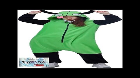 Saniplaycos Gir Hoodie Zim Cosplay Costume Inspired Kigurumi Dress Invader Costume Onesie Review