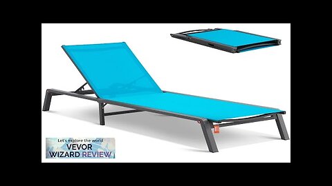 VEVOR Chaise Lounge Chair Outdoor Patio Lounge Chair with Adjustable 5-Position Review