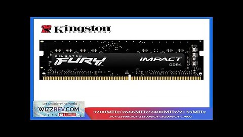 Kingston FURY Impact DDR4 RAM 32 16 8GB 3200MHz 2400 2666MHz SODIMM Review