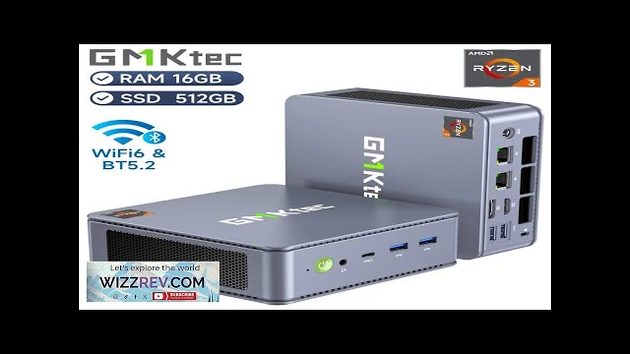 GMKtec G6 Mini PC AMD Ryzen 3 5425U Windows 11 Pro Mini Review