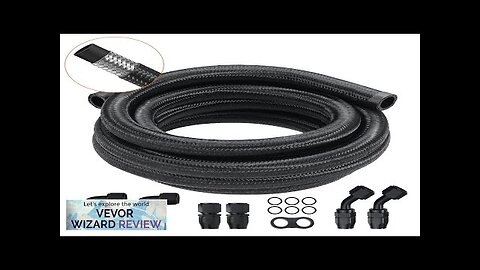 VEVOR 10AN Fuel Line Kit 10 FT Fuel Hose Kit 0.55" Nylon Review