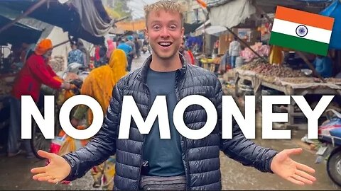 I Survived 24 hours in INDIA with NO MONEY 🇮🇳