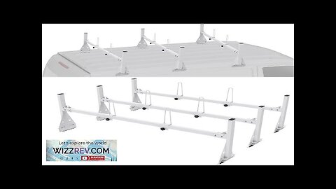 VEVOR Trailer Ladder Rack Van Roof Ladder Rack 800 lbs 56.7-63 inch Review