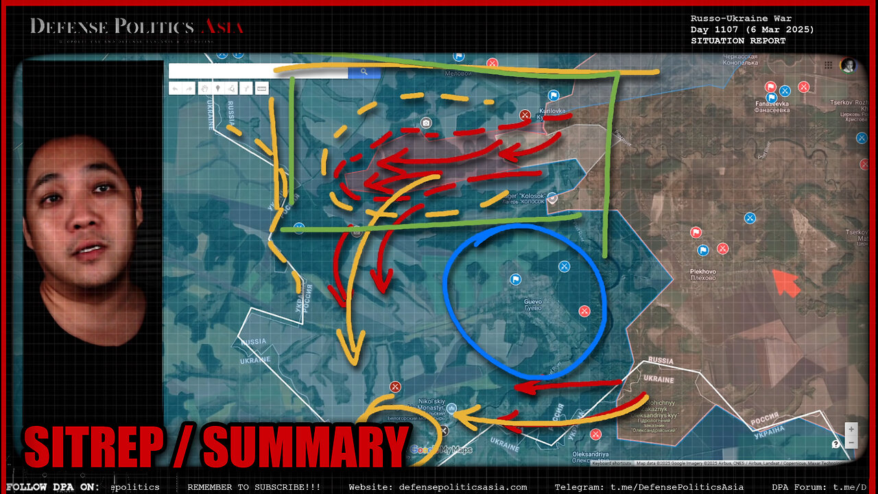 [ Ukraine SITREP ] UKR'S KURSK OPERATION IS IN DANGER; ROBOTYNE IS BACK in Zaporizhzhia report~!