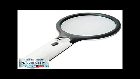 3X 45X Mini Handheld Magnifier Dual Lens 3 LED Light Magnifying Glass Review