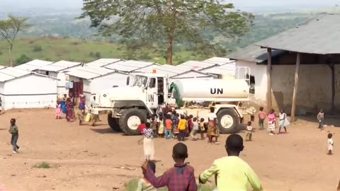 Clean Water Aid for Refugees at Kibonge IDP Camp by Yonif 406/CK Soldiers – Humanitarian Support