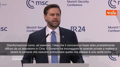 NOTIZIE DAL MONDO Jd Vance; 'Biden ha censurato l'origine artificiale del COVID-19,ora è ovvietà' l’idea che il coronavirus fosse stato probabilmente creato sinteticamente in un biolaboratorio in Cina o altrove..cose che dico da anni