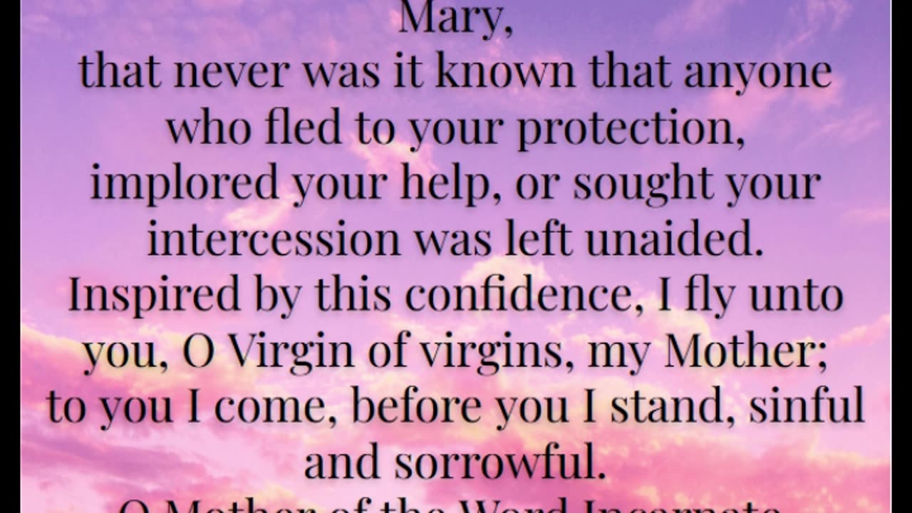 Memorare