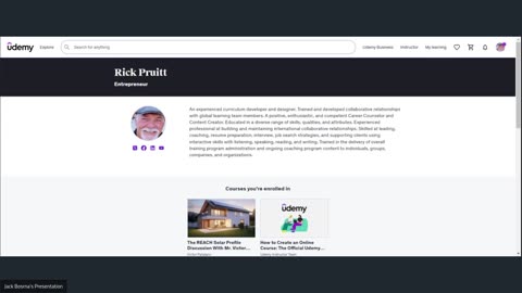 How To Create An Outstanding Udemy User Profile With Rick Pruitt P