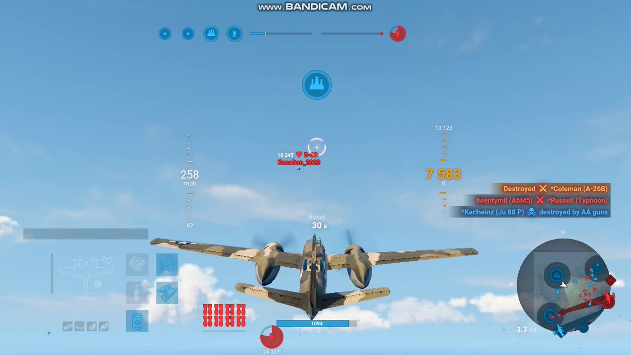 World Of Warplanes A26B Premium Tier 6