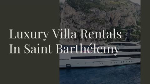 Luxury Villa Rentals in St. Barth - The Nightfall Group