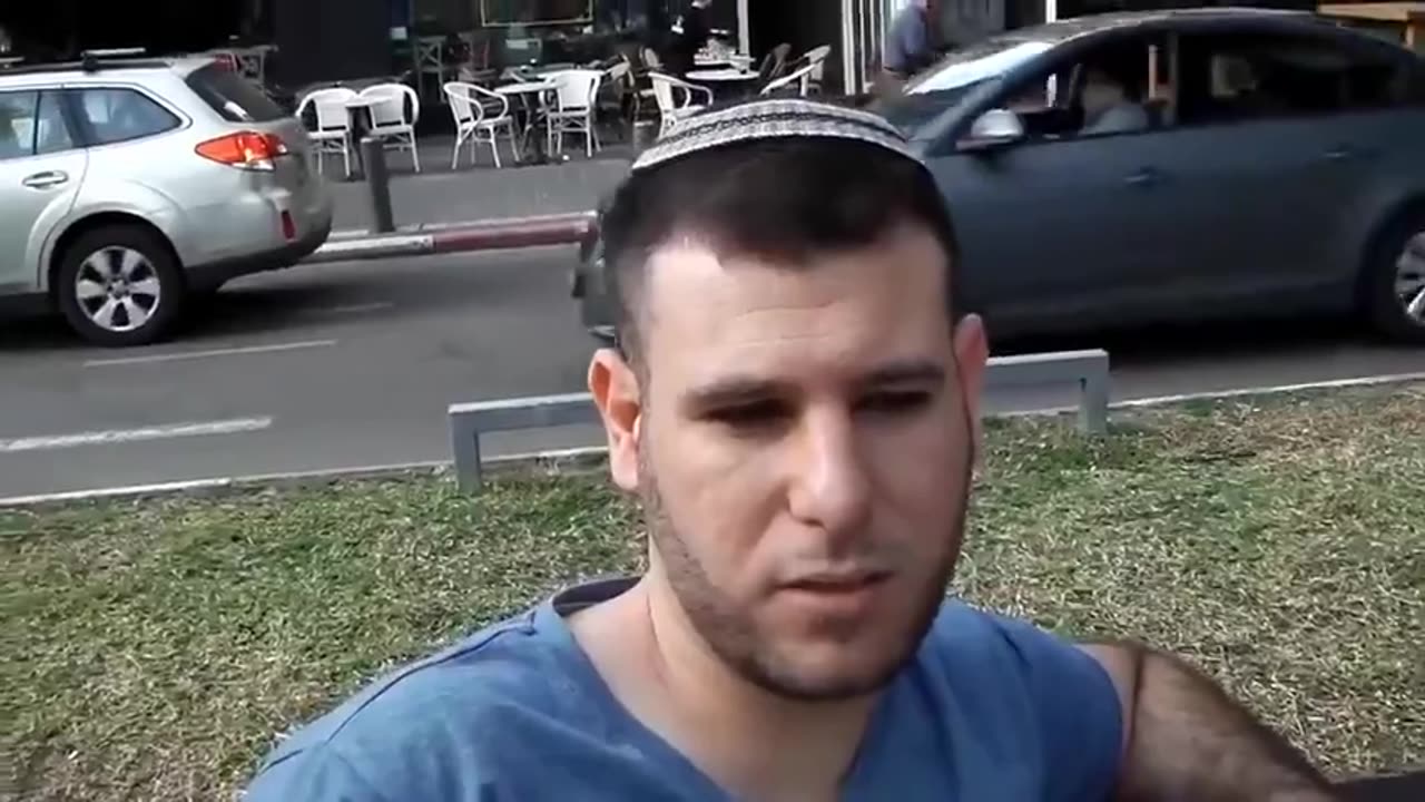 THE JEW CRIES OUT IN PAIN AS HE STRIKES YOU