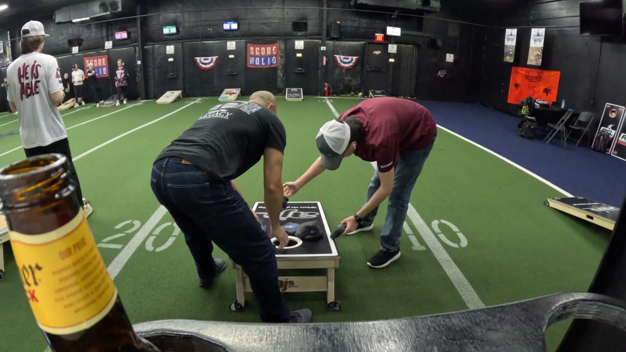 1.26.25 TCL Cornhole, Open singles - Rounder 4