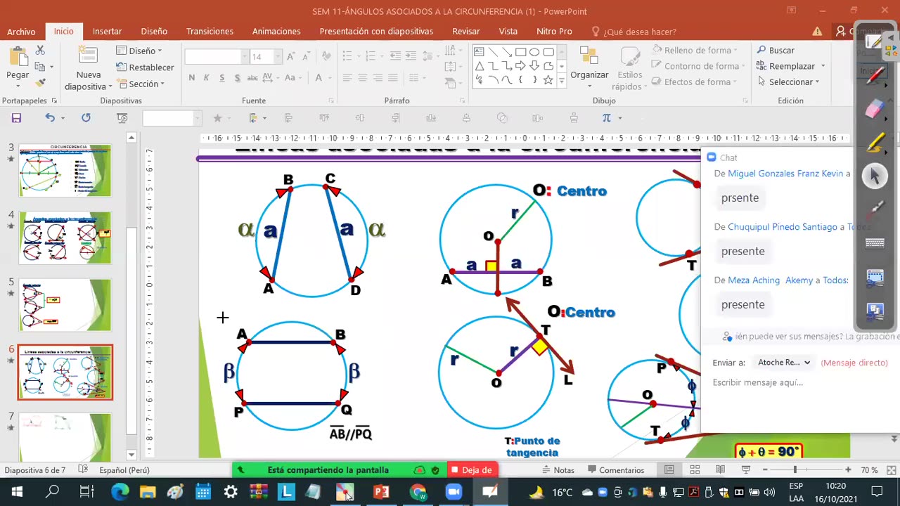 ASEUNI ANUAL 2021 | Semana 08 | Geometría