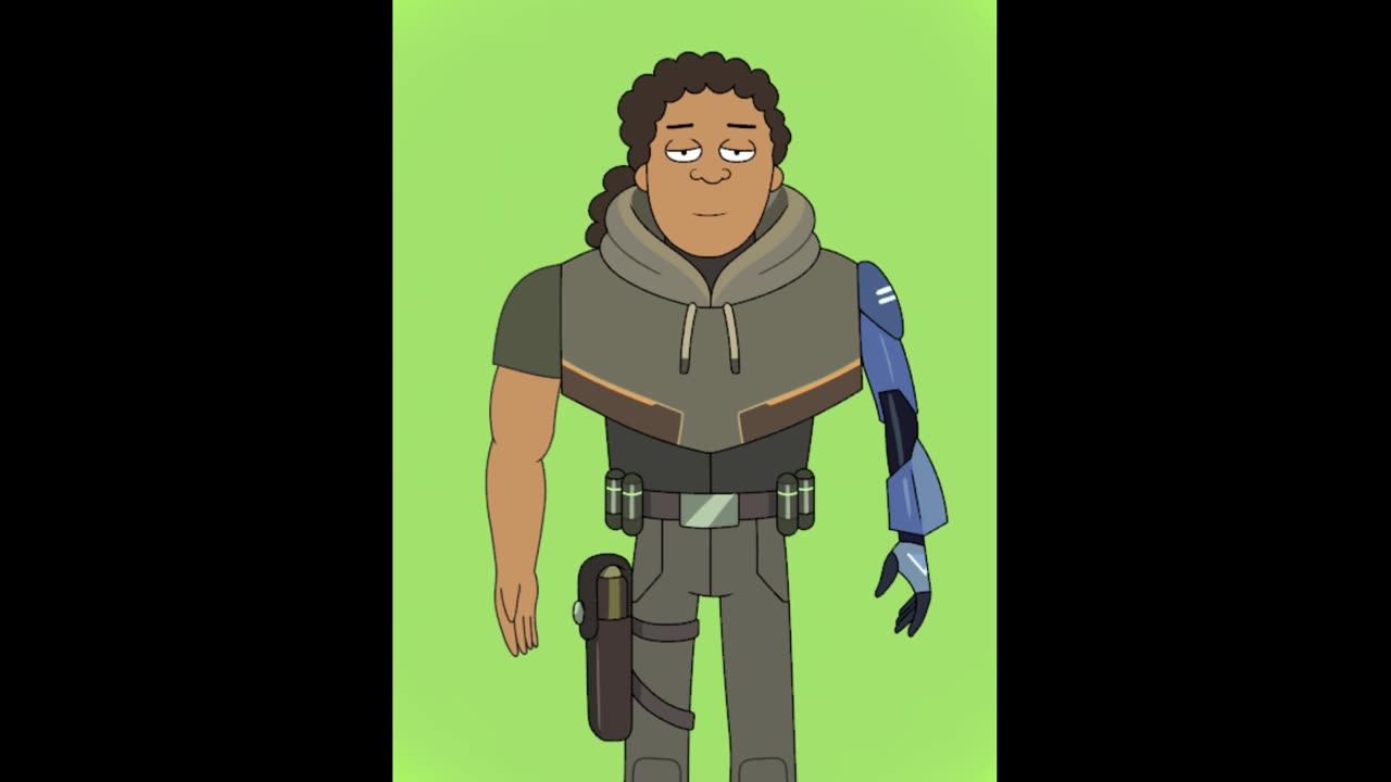 Rick & Morty Avatar Experiment – Quick Animation Test Clip001