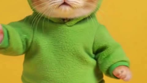 Frog Cat Dancing #cat #dancingcat #petdance #dancingpets #catdancer #dance #funny #frog