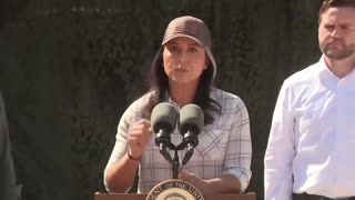 🚨🔥DNI Tulsi Gabbard speaking on the border in Eagle Pass, TX