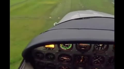 Watch Amazing Landing on Green Airfield #Aviation #Fly #AeroArduino