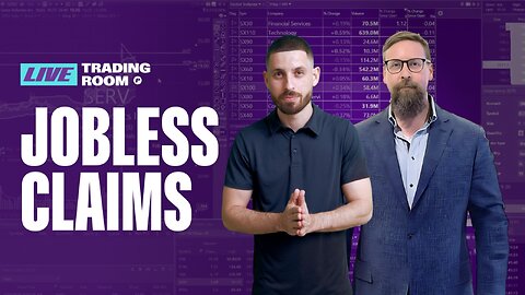 Live Trading Reaction To Jobless Claims